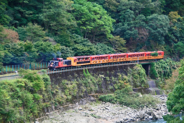 kyoto sagano romantic train